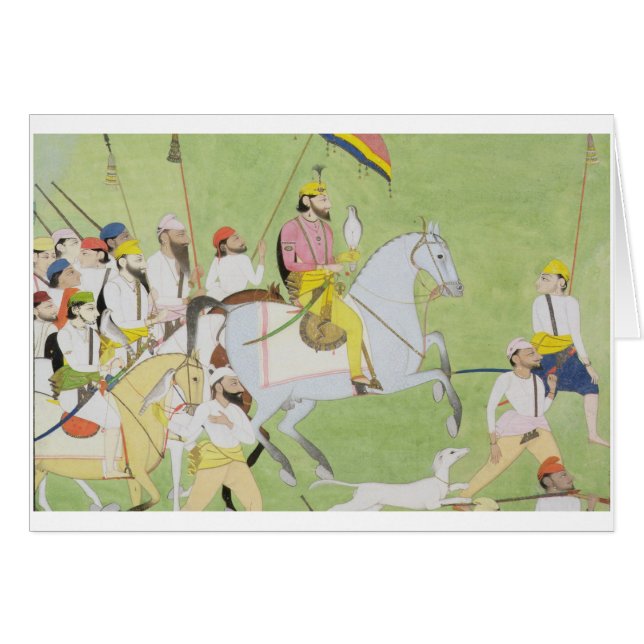 Chasses de Dhian Singh de raja 1796-1840) (avec le (Devant horizontal)