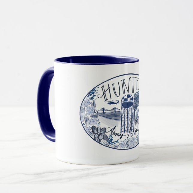 Chasseur Armée de l'air Café Mug (Devant gauche)