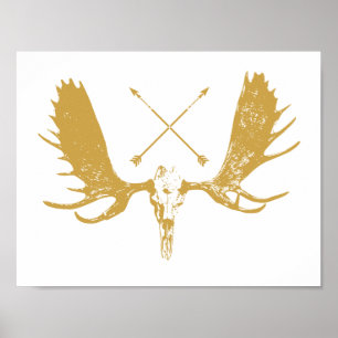 Chasseur d'art de l'orignal d'or / Poster de l'ori