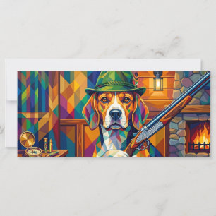 Chasseur de Beagle Pop Art – Chien de chasse moder