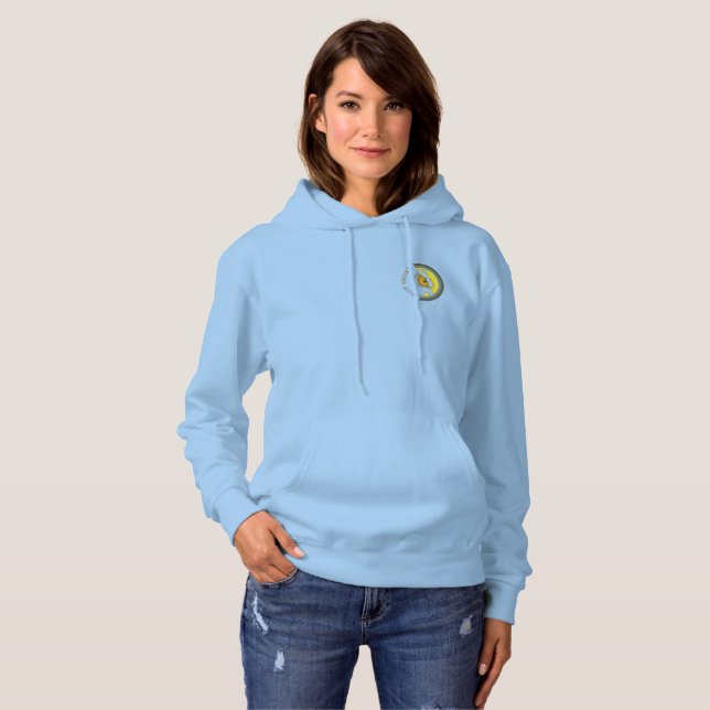 Chasseur de nuit | Sweat - shirt à capuche des fem (Devant entier)