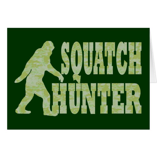 Chasseur de squatch en camouflage (Devant horizontal)