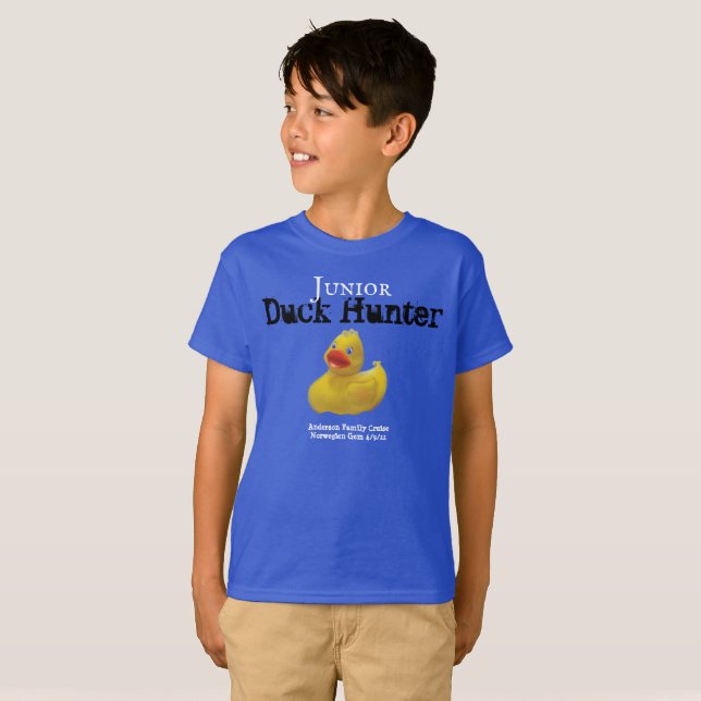 Chasseur junior de canard T-shirt (Devant entier)