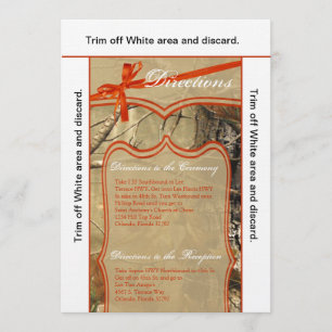 chasseurs Camofloug de carte des directions 3.5x6