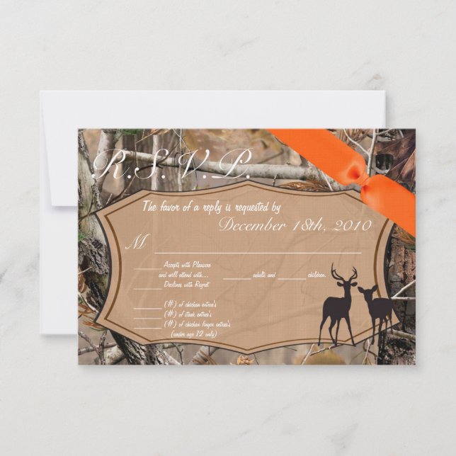 Chasseurs de cartes R.S.V.P. 3,5x5 Camo Camoflauge (Devant)