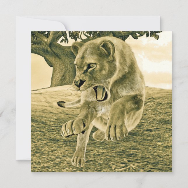 Chasseuse Lionne (Devant)
