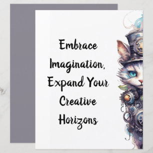 Chat 1 Kitten et chapeau supérieur aquarelle