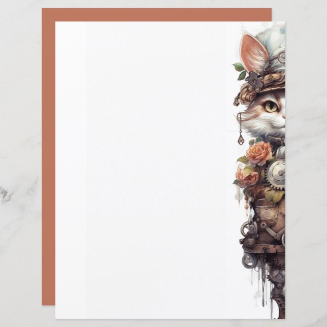 Chat 8 Noël chaton de vacances (Devant / Derrière)