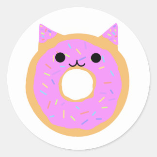Chat à gâteau doux : Sticker pour chatte à noix de