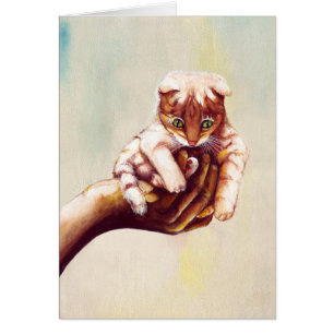 CHAT À LA MAIN