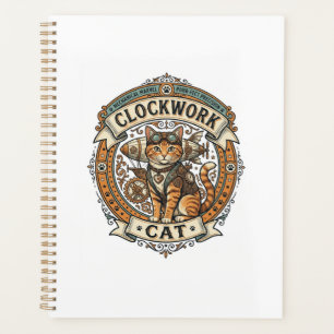Chat à l'horlogerie Chat Steampunk Vintage Art Vec