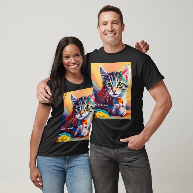 Chat A-T-Il De La Laine ? T-shirt (Unisexe)