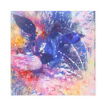 Chat Abstrait cosmique Dreamscape