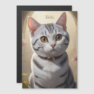 Chat Américain à courte portée mignon avec grands