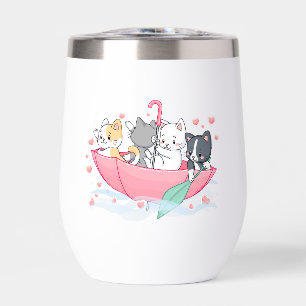 Chat animal de marque personnalisée Chat Vin therm