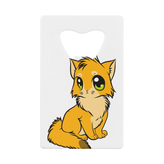 Chat Anime Cute Kitten Figure Line Art (Devant)