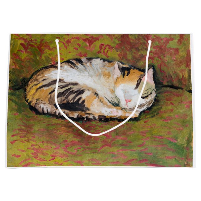 Chat, août Macke Grand sac cadeau (Devant)