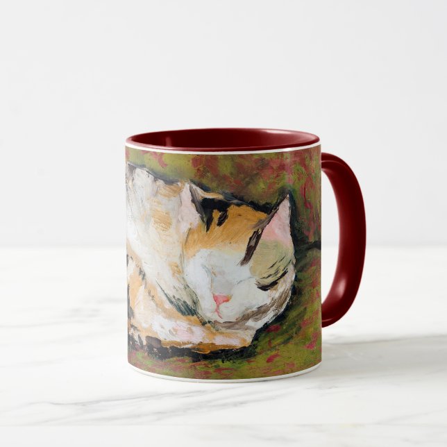 Chat, août Macke Mug (Devant droit)