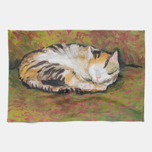Chat, août Macke Serviette de cuisine