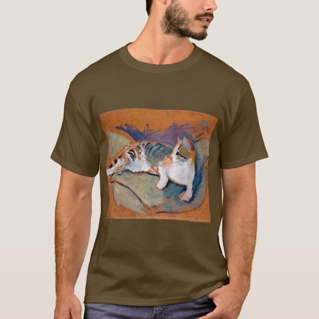 Chat, août T-shirt Macke (Devant)