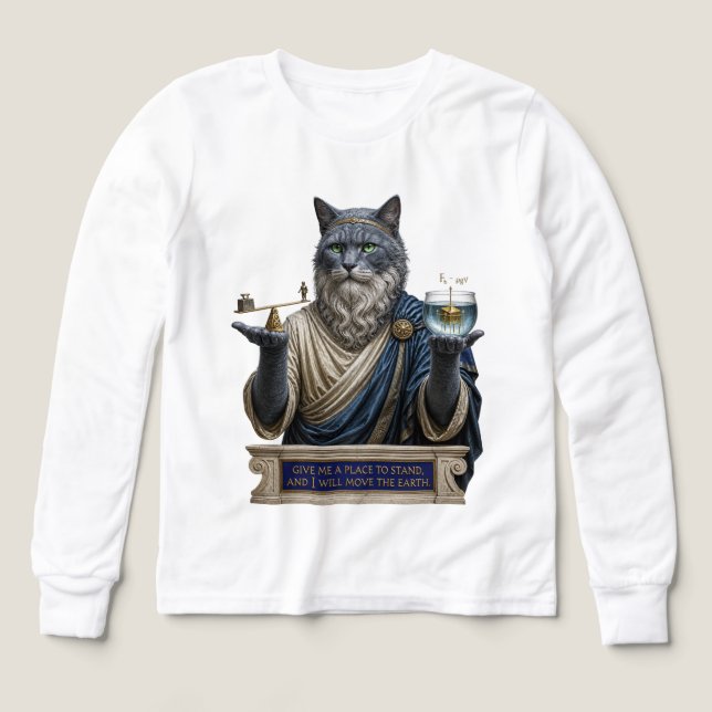Chat Archimède Bleu Russe (Motif recto)