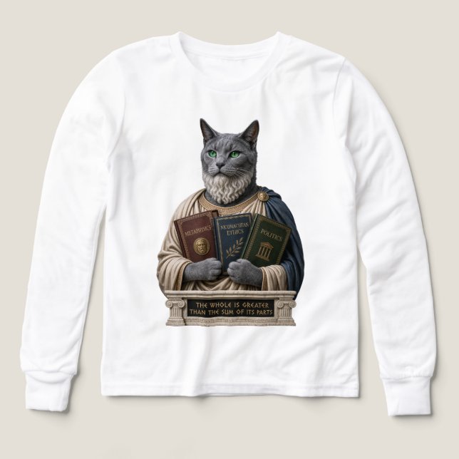 Chat Aristote Bleu Russe (Motif recto)