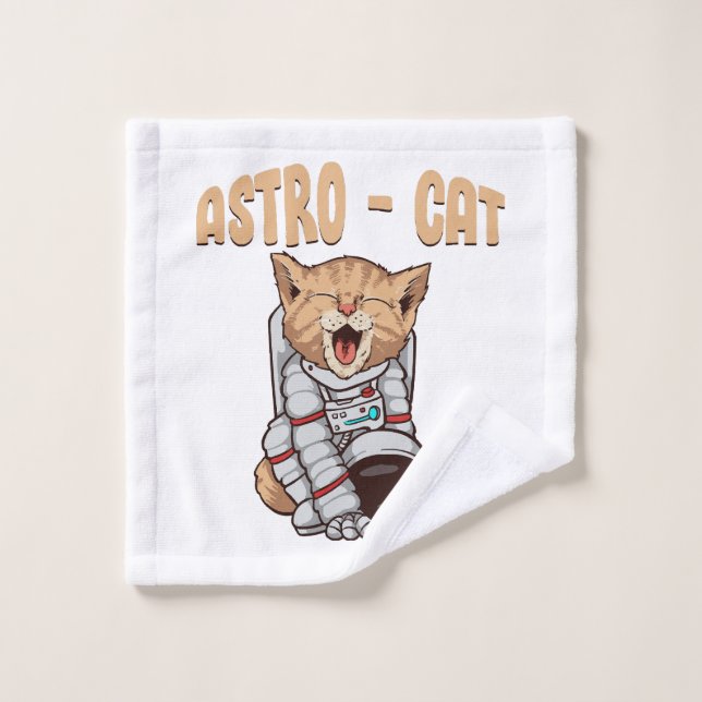 Chat Astro (Gant de toilette)