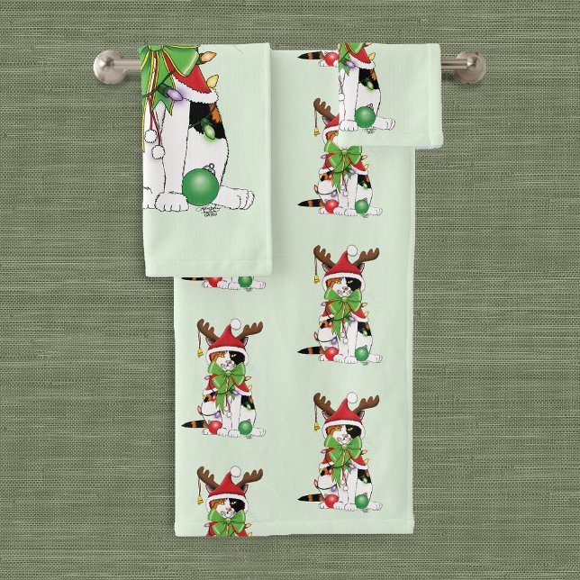 Chat Calico de Noël amusant (Créateur téléchargé)