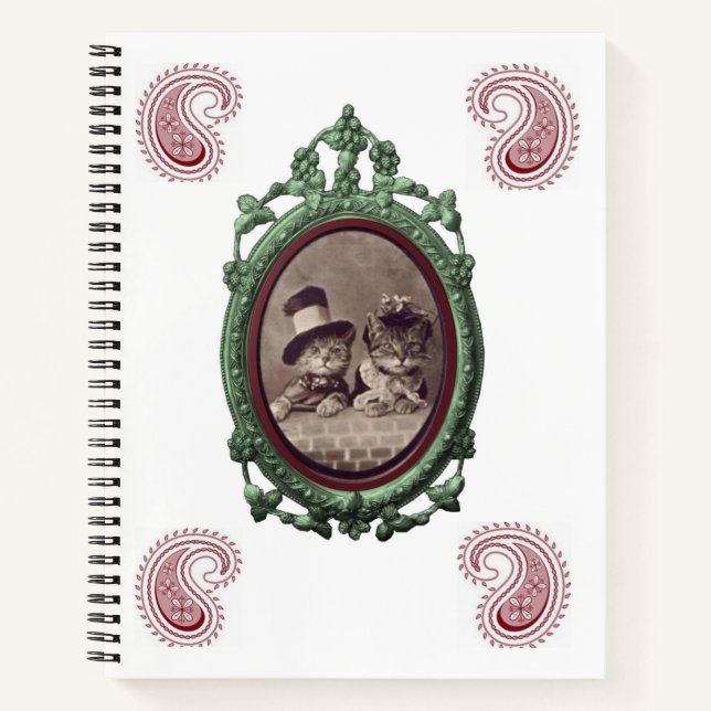 Chat Carnet spirale (Devant)