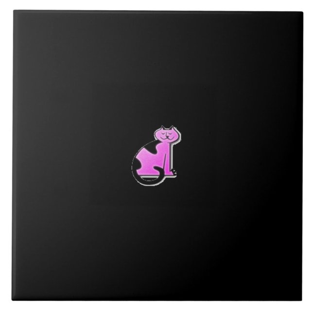 Chat, carreaux en céramique, à vendre ! (Devant)