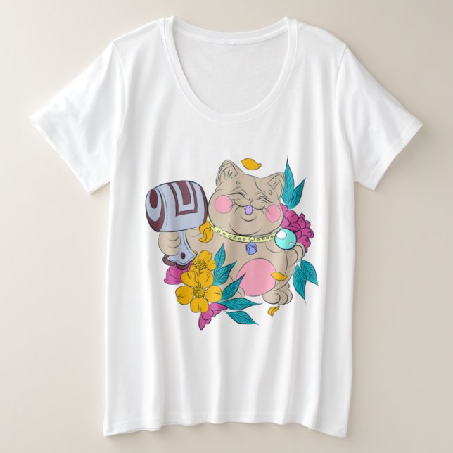 chat chanceux (Design devant)