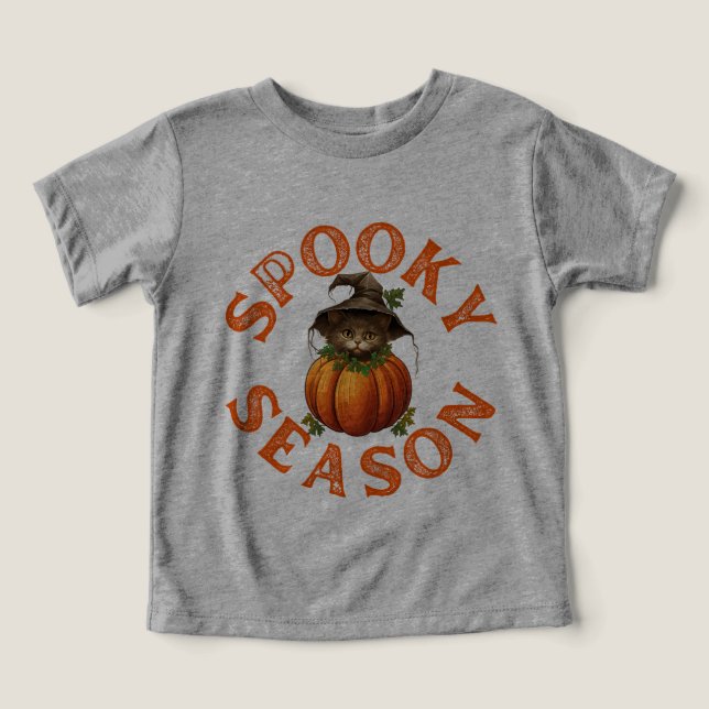 Chat Citrouille éffrayant (Design Recto)