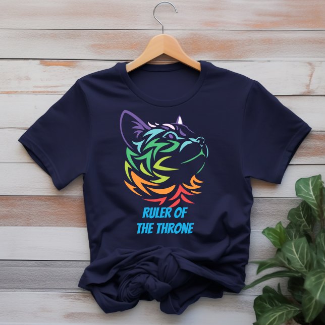 Chat coloré "Règle du Trône" T-shirt (Créateur téléchargé)