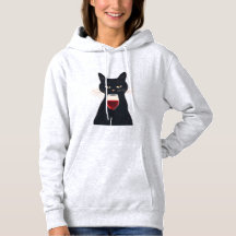 Chat Cool avec Lunettes de Soleil – Sweat à Capuch