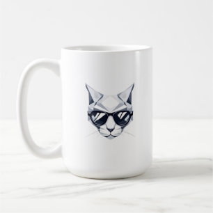 Chat cool avec Mug Shades - Feline unique et éléga