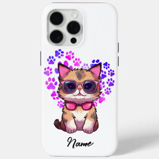 Chat Cool personnalisé en Coque lunettes de soleil