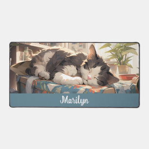 Chat couché