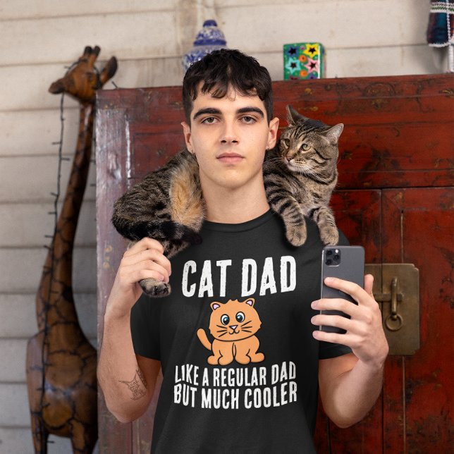 CHAT DAD BEAUCOUP MENS GLACIÈRES T-SHIRTS (Créateur téléchargé)