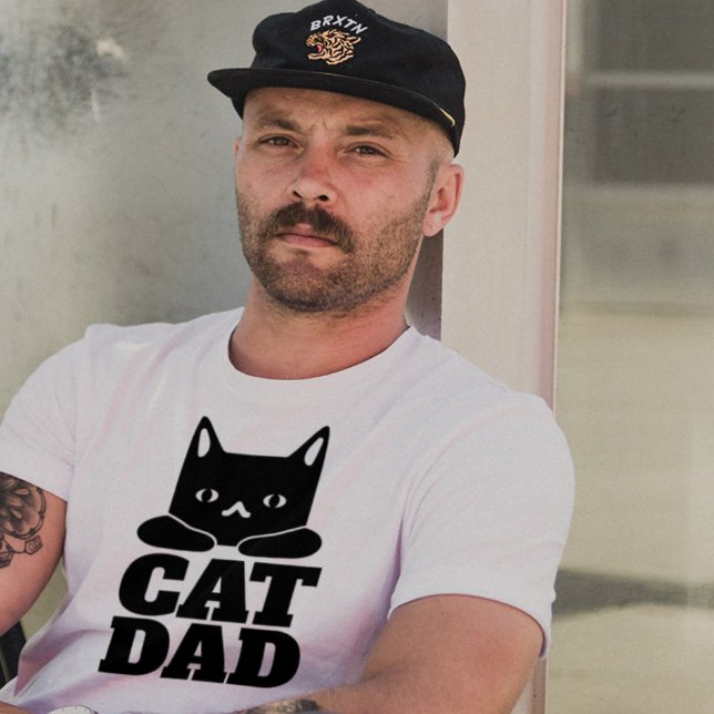 CHAT DAD MENS T-SHIRTS (Créateur téléchargé)