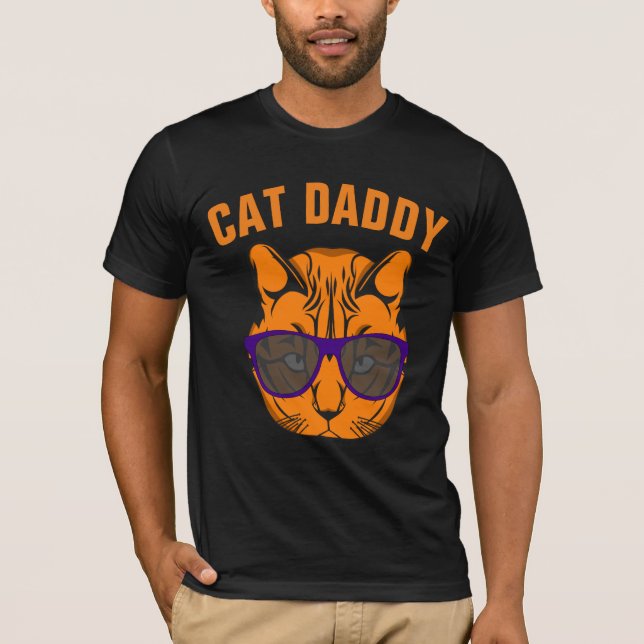 CHAT DADDY, CHAT GINGER T-SHIRTS (Devant)