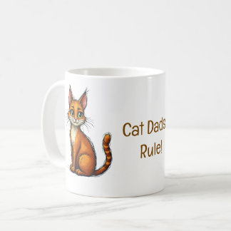 Chat Dads Règle de la tasse - un cadeau de Fête de