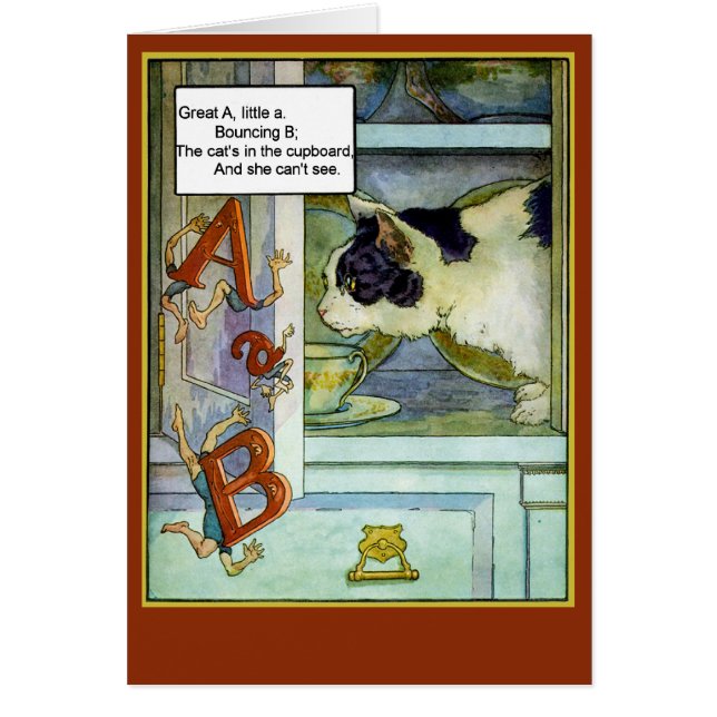 Chat dans la marionnette avec ABC (Devant)