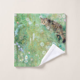 Chat dans la prairie estivale, Bruno Liljefors