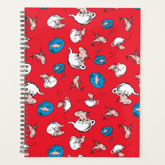 Chat dans le Chapeau | Le Poisson Motif Rouge (Devant)