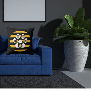 Chat Dans Les Lunettes De Soleil Vintage Coussins 