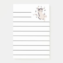 "Chat dansant" Post-it