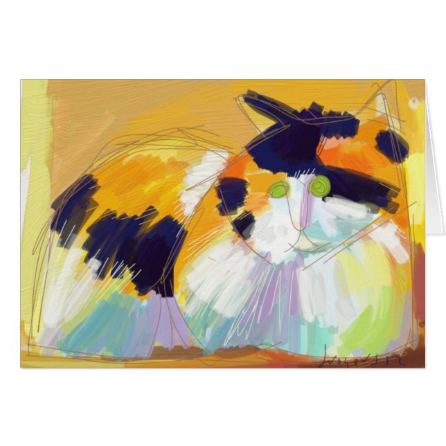 Chat de calicot de Fauvist (Devant horizontal)