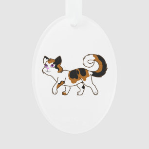 Chat de calicot de marche
