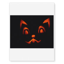 Chat de citrouille de Halloween