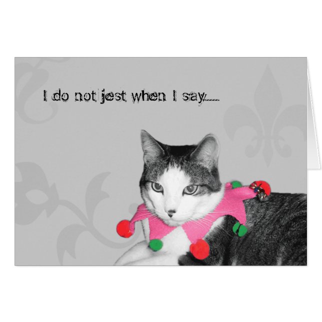 Chat de farceur (Devant horizontal)